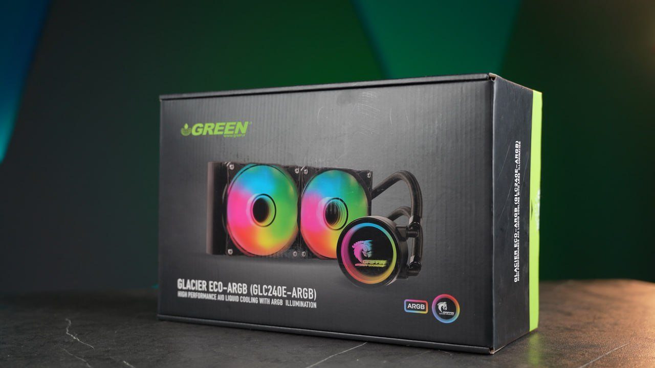 خنک‌کننده آبی GLACIER 240 ECO ARGB: کارایی و زیبایی در یک محصول